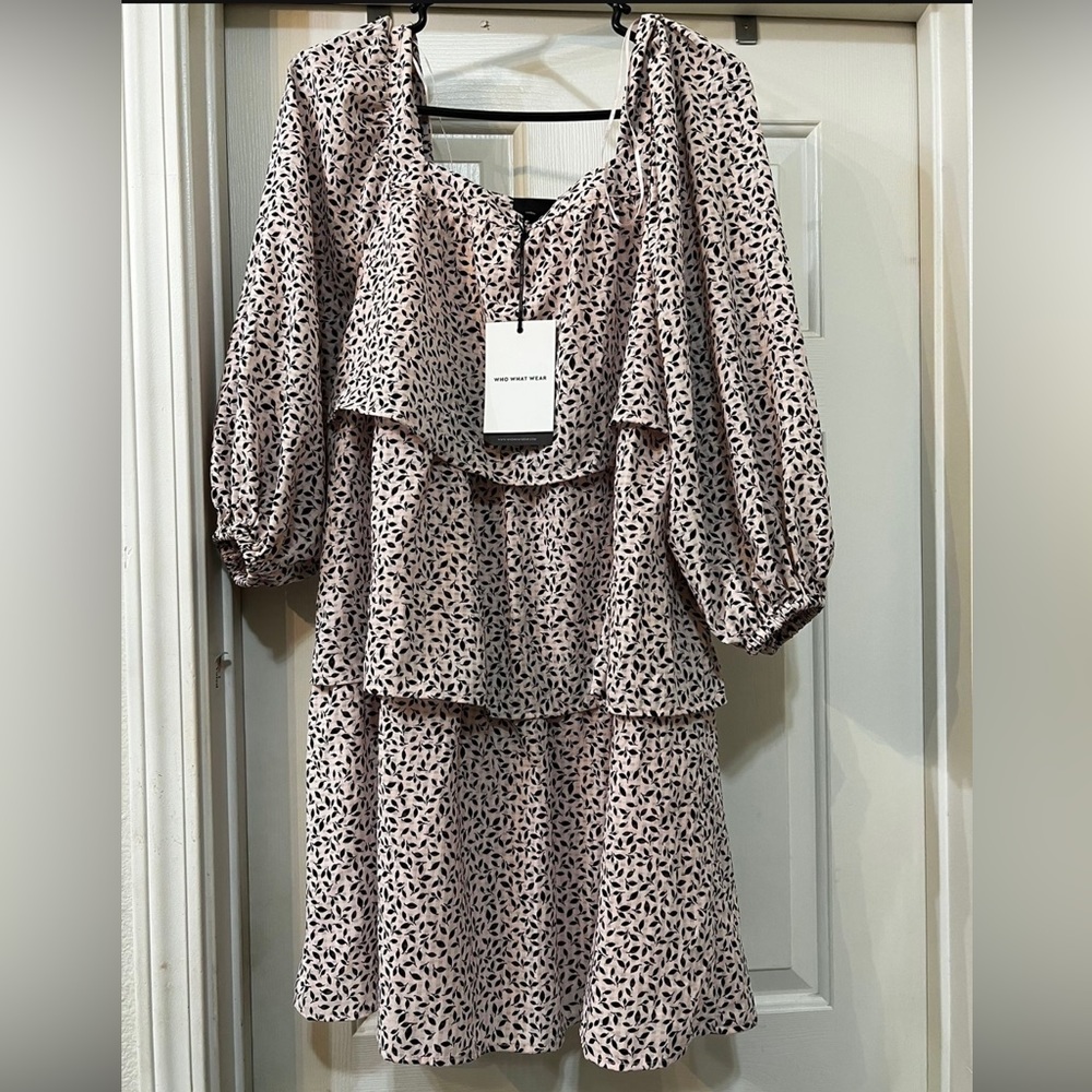 Who What Wear tier dress